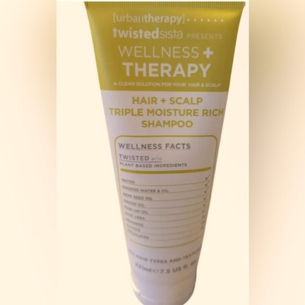 💥Twisted sisters wellness + therapy Hair and scalp triple moisture rich Shampoo